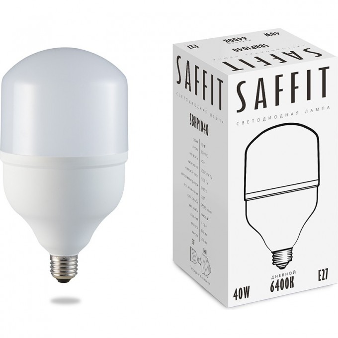 Лампа светодиодная FERON SAFFIT SBHP1040 E27 40W 6400K 55093 Лампа светодиодная FERON SAFFIT SBHP1040 E27 40W 6400K 55093