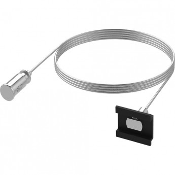 Соединитель для трековых светильников (комплект подвесов для шинопровода, 2шт) FERON, длина 150см, серебро, CAB1006