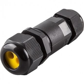 Соединитель-коннектор для проводов FERON LD521, 2-контактный, водонепроницаемый, черный