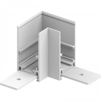 Соединитель угловой для низковольтного накладного шинопровода FERON LD2001 белый