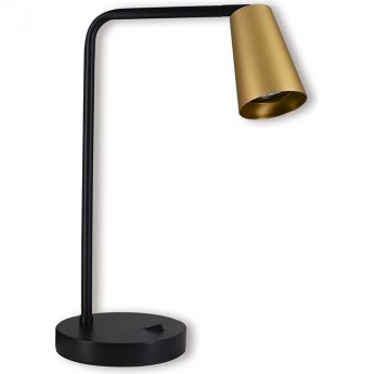 Светильник под лампу FERON DE185 BELL MR16 35W 230V GU10 золото и чёрный