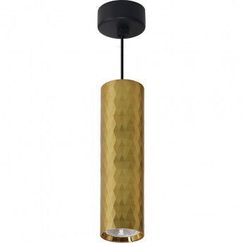 Светильник потолочный FERON ML1888 BARREL PRISM LEVITATION на подвесе MR16 35W, 230V, чёрный, золото 55*200 Светильник потолочный FERON ML1888 BARREL PRISM LEVITATION на подвесе MR16 35W, 230V, чёрный, золото 55*200