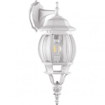 Светильник садово-парковый FERON 8102/PL8102 восьмигранный на стену вниз 100W E27 230V, белый Светильник садово-парковый FERON 8102/PL8102 восьмигранный на стену вниз 100W E27 230V, белый