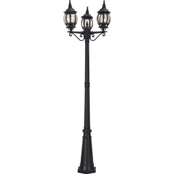 Светильник садово-парковый FERON 8115/PL8115 столб 3*100W E27 230V, черный Светильник садово-парковый FERON 8115/PL8115 столб 3*100W E27 230V, черный