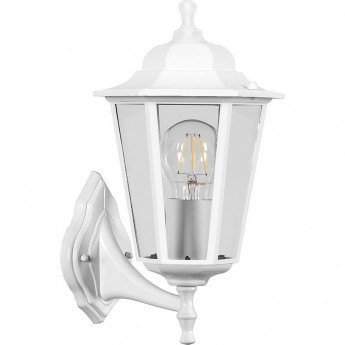 Светильник садово-парковый FERON НБУ 06-60-001 6-ти гранник 60W E27 230V, белый Светильник садово-парковый FERON НБУ 06-60-001 6-ти гранник 60W E27 230V, белый