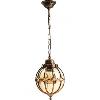 Светильник садово-парковый FERON PL3705 круглый на цепочке 60W 230V E27, черное золото Светильник садово-парковый FERON PL3705 круглый на цепочке 60W 230V E27, черное золото