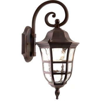 Светильник садово-парковый FERON PL691 на стену вниз 60W 230V E27, коричневый
