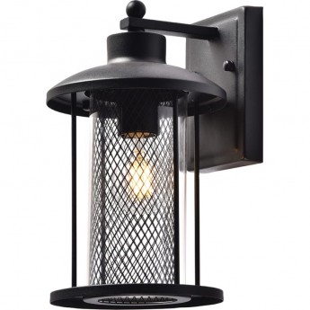 Светильник садово-парковый FERON PL721 на стену вниз 60W E27 230V, черный Светильник садово-парковый FERON PL721 на стену вниз 60W E27 230V, черный