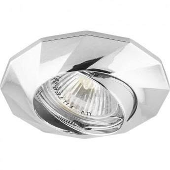 Светильник встраиваемый FERON DL6021 потолочный MR16 G5.3 хром поворотный Светильник встраиваемый FERON DL6021 потолочный MR16 G5.3 хром поворотный