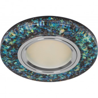 Светильник встраиваемый с белой LED подсветкой FERON 8888-2 потолочный MR16 G5.3 черно-зеленый Светильник встраиваемый с белой LED подсветкой FERON 8888-2 потолочный MR16 G5.3 черно-зеленый