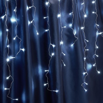 Светодиодная гирлянда FERON CL23 бахрома 5,3м*0,7м + 3м 230V 5000К, c питанием от сети, эффектом стробов, прозрачный шнур Светодиодная гирлянда FERON CL23 бахрома 5,3м*0,7м + 3м 230V 5000К, c питанием от сети, эффектом стробов, прозрачный шнур