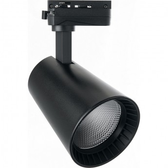 Светодиодный светильник FERON AL100 трековый однофазный на шинопровод 30W 4000K 35 градусов черный Светодиодный светильник FERON AL100 трековый однофазный на шинопровод 30W 4000K 35 градусов черный