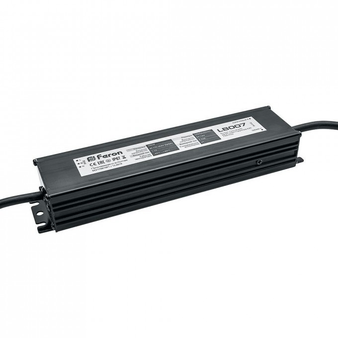 Трансформатор FERON электронный для светодиодной ленты 100W 12V IP67 (драйвер), LB007 21493