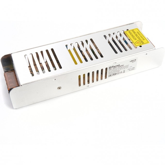 Трансформатор FERON электронный для светодиодной ленты 200W 24V (драйвер), LB019 48047 Трансформатор FERON электронный для светодиодной ленты 200W 24V (драйвер), LB019 48047