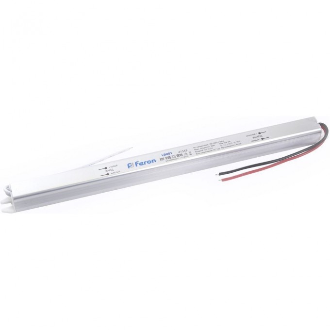 Трансформатор FERON электронный для светодиодной ленты 36W 12V (драйвер), LB001 41343 Трансформатор FERON электронный для светодиодной ленты 36W 12V (драйвер), LB001 41343