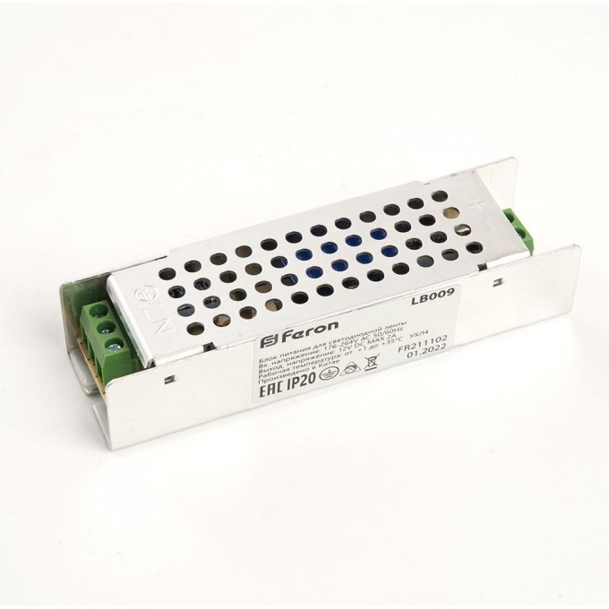 Трансформатор FERON электронный для светодиодной ленты 36W 12V (драйвер), LB009 48007