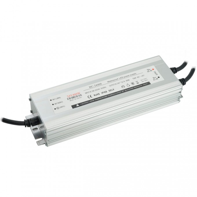 Трансформатор FERON электронный для светодиодной ленты 400W 12V 245*77*41мм IP67 (драйвер), LB007 48743 Трансформатор FERON электронный для светодиодной ленты 400W 12V 245*77*41мм IP67 (драйвер), LB007 48743